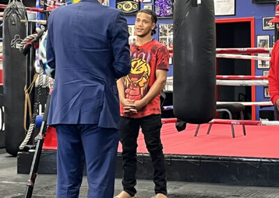 Joseph Chisholm interviewed by News 12 CT just before his second-ever pro fight on Saturday, September 7 at Foxwoods Resort Casino.