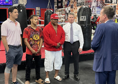 Joseph Chisholm interviewed by News 12 CT just before his second-ever pro fight on Saturday, September 7 at Foxwoods Resort Casino.